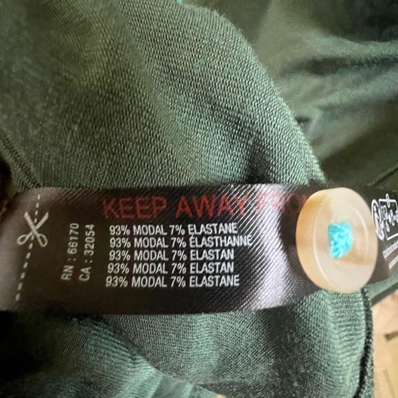 NWT new SMALL Anthropologie briar piped pajama top button down Holly green teal - Picture 5 of 17